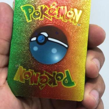 Imagem de PoKémon Kit 10 Cartas Folha Versão Brilhantes com Estrelas em Relevo -