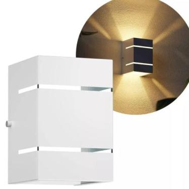 Imagem de Arandela Parede 2 Focos 2 Frisos Alumínio Externa Interna BR - ALL LUX