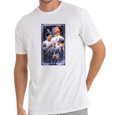 Imagem de Camisa Camiseta Masculina Verão Estampas Corinthians Timão Gavião Dive