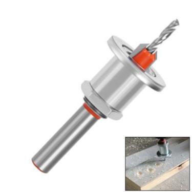 Imagem de Broca Rebaixo Parafuso Madeira Limitador Ajustável - 3,2mm - AllinaBox