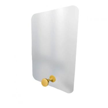 Imagem de Espelho Funcional Hook Amarelo 60x40 cm Retangular - e2g Design