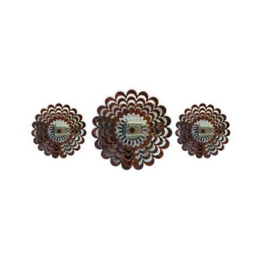 Imagem de Mandala Decorativa Ambiente Sala Quarto Kit 3 Pçs 38170 - CREATUS, mar