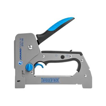 Imagem de Jonard Tools Grampeador de cabo isolado STG-100 TriggerTack – mecanismo de gatilho avançado, controle de profundidade ajustável, alça ergonômica, compatível com grampos Jonard & Flecha, lida com fios