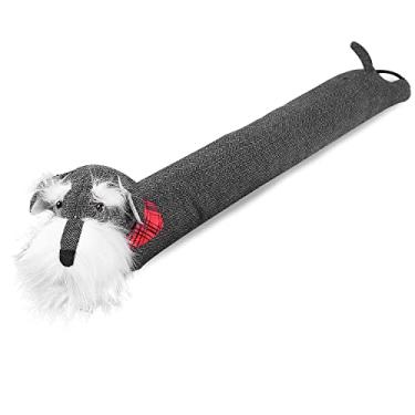 Imagem de SANFERGE 36" 3 Libras Resistente Sob Porta Bloqueio de Correntes de Ar, Bloqueador de Correntes de Ar Decorativo À Prova de Som, Protetor de Correntes de Ar de Economia de Energia, Cinza Cão