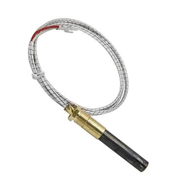 Imagem de YIAOSUA Gerador termopilha de 91 cm 750 milivolts Q313A para aquecedor de água a gás lareira forno fritadeira a gás, Repalce 60125501 60J79 (alumínio)