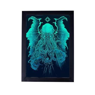 Imagem de GENÉRICO, Quadro 24x33 Cthulhu Arte H. P. Lovecraft Terror Horror p8773
