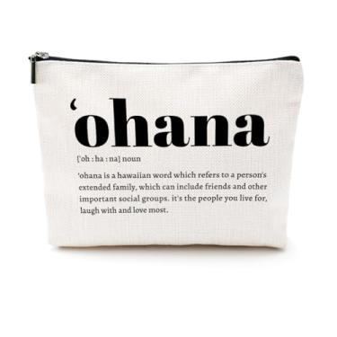 Imagem de CQM Bolsa de maquiagem Mahalo Ohana Ubuntu A Hui Hou Ubuntu Sawubona Definição Inspiradora Zulu Maori, Multicolorido 0798, 9.6 x 7.4 inches