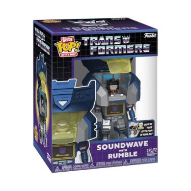 Imagem de Funko Pop! Bitty Bots: Transformers - Soundwave with Rumble