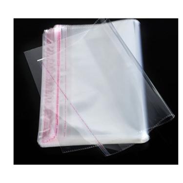 Imagem de Saco Adesivado Plástico Transparente Vabene 8,5x8,5+3cm 500 Unidades