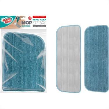 Imagem de Refil Para Mop Spray E Mop Plano Flash Limp - 3 Em 1 Pano De Microfibr