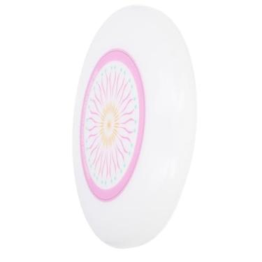 Imagem de Disco Voador, Disco Voador Esportivo Seguro e Suave Luminoso para Praia (Rosa)