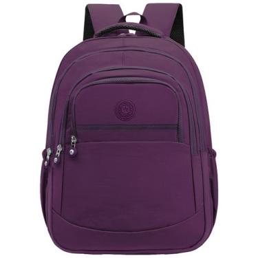 Imagem de Mochila Feminina Bolsa Grande Escolar Faculdade Trabalho Viagem Academ