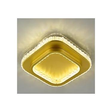 Imagem de Luminária De Teto Plafon Led Moderna Lustre para Corredor Sala Quarto Cozinha (GW15 (24X24X3CM))