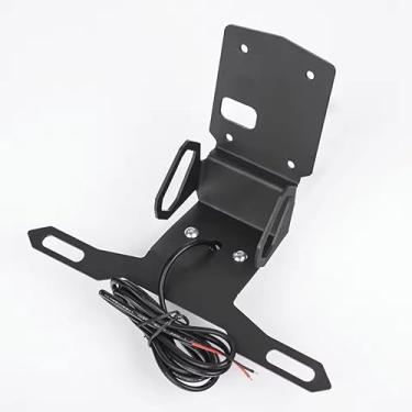 Imagem de Ninja 650 Z 650 Suporte de placa de licença LED Light Tail Fender Eliminator para Kawasaki Ninja650 Z650 2017-2024