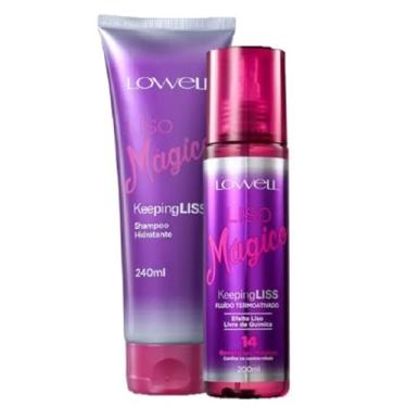 Imagem de Lowell Keeping Liss Liso Magico Shampoo 240ml e Fluido 200ml