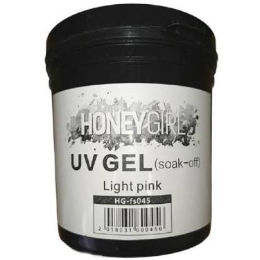 Imagem de Gel Honey Girl Light Pink Rosa Claro Unhas Gel e Acrigel 1KG