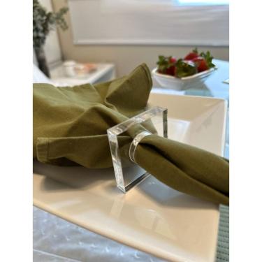 Imagem de Conjunto Kit Argolas para Guardanapos em Acrílico - KIT 6 PEÇAS