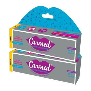 Imagem de Kit 2 und Carmed Hidratante Labial Ácido Hialurônico 10g - CIMED