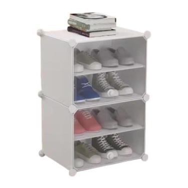 Imagem de Sapateira multi organizador de brinquedos com 4 prateleiras - Tempo Re
