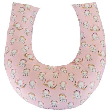 Imagem de Almofada Amamentação para Bebê Menina Sublimado - Carinha de Anjo, Ele