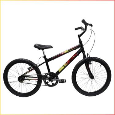 Imagem de Bicicleta Aro 20 Infantil Saidx Premium Bike Freios V Brake Aro em Alumínio Feminina e Masculina (Preto/Vermelho/Amarelo)