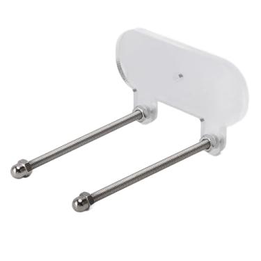 Imagem de Montagem de Parede de Skate de Acrílico Premium, Cabide de Parede de Skate, Suporte de Exibição de Skate para Decks e Longboards Com Parafusos, Decoração de Rack Flutuante e