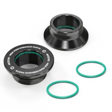 Imagem de NICECNC Colares de cubo de espaçadores de roda traseira para bicicleta suja de alumínio compatíveis com KTM 125-450 SX SX-F XC XC-F 2013-2022, compatível com Husqvarna TC125 2016-2022 TC250 2017-2022