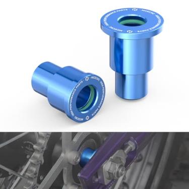 Imagem de NICECNC Espaçador de tubo de rolamento do cubo da roda traseira azul compatível com Segway X160 X260, compatível com surron light bee X/S/ L1E, consulte o ajuste