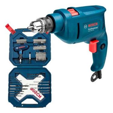 Imagem de Furadeira Impacto Bosch Gsb 450 Re Kit 54 Peças X Line 110v