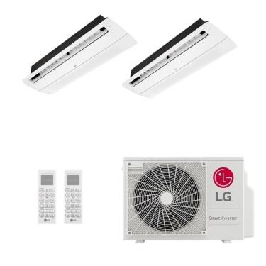 Imagem de Ar-Condicionado Multi Split Inverter LG 18.000 (1x Evap Cassete 1 Via 7.000 + 1x Evap Cassete 1 Via 12.000) Quente/Frio 220V								