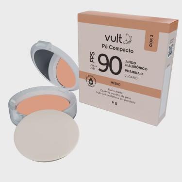 Imagem de Pó compacto vult fps 90 cor 3 médio 6G
