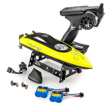 Imagem de Barco de Controle Remoto para Adultos até 23km por hora, Recarregável, ALTAIR AERIAL, Amarelo