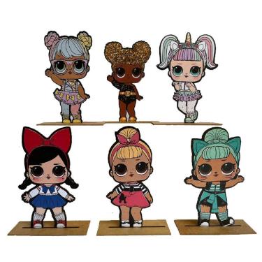 Imagem de Display De Mesa Para Festa Boneca Lol Mdf Und Estilo:5