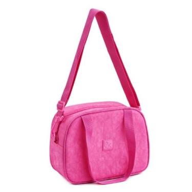 Imagem de Lancheira Térmica Juvenil Feminina Escolar Passeio - Denlex, Rosa