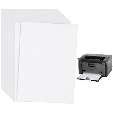 Imagem de 200 folhas de linho cartolina 12,7 x 17,8 cm, papel pesado para impressora 41,7 kg, 250GSM, cartões de índice, papel imprimível para capa de impressora, cartões postais, saudação em branco