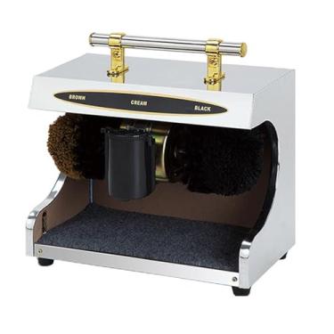 Imagem de Máquina de polir sapatos, máquina automática de polimento de sapatos por indução totalmente automática, máquina elétrica de polimento de sapatos no saguão de hotel público, C