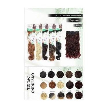 Imagem de Alongamento De Cabelo Tic Tac Fibra Orgânica 80cm Mrcc Hair - oem, 99J