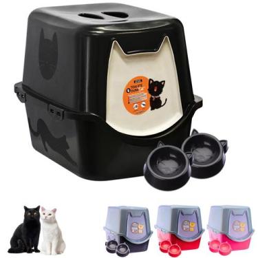 Imagem de Caixa Gato Banheiro Toalete Areia Mandioca Ecológica Oferta - EINSTOK,