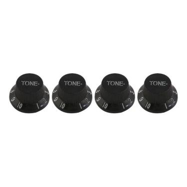 Imagem de Knobs Para Guitarra Stratocaster Andaluz  2 Vol + 2Ton Preto