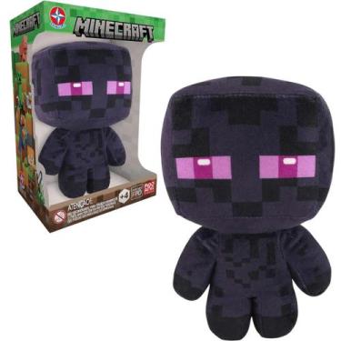 Imagem de Pelúcia Infantil Enderman Minecraft 16cm Estrela Brinquedos