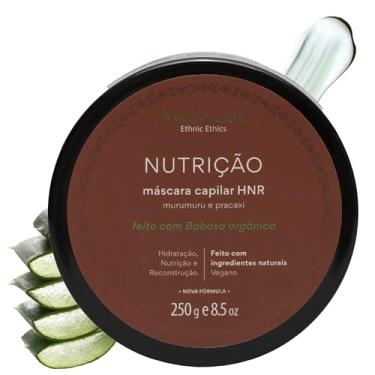 Imagem de AHOALOE Máscara Capilar HNR Reconstrutora - Hidratação, Nutrição e Reconstrução - Babosa, MuruMuru e Pracaxi - Restauração para Cabelos Ressecados e Danificados - 250g