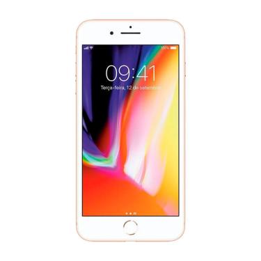 Imagem de Usado: Celular iPhone 8 Plus 256GB Dourado Muito Bom - Trocafone