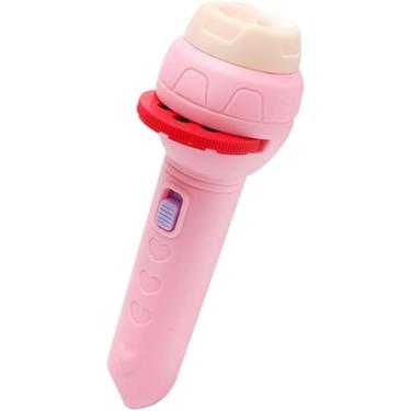 Imagem de Lanterna Projetora Infantil com 3 Discos e 24 Imagens Sortidas – Brinquedo Educativo e Divertido - TYDA (ROSA/LILAS)