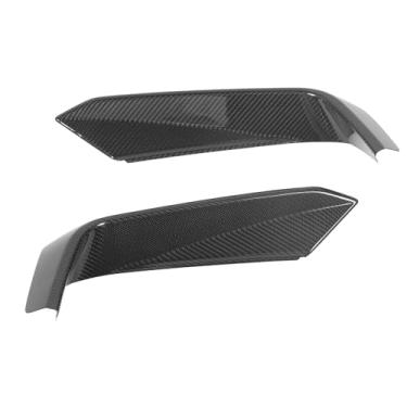 Imagem de Divisor de Ventilação Lateral do Pára -choque Dianteiro de Fibra de Carbono, Acabamento Em Acabamento Brilhante, Cabos para S650 2024 ou para Cima, Criados Com Materiais de