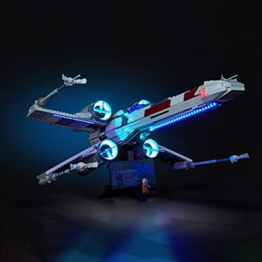 Imagem de BrickBling Light Kit Compatible with Lego UCS X-Wing Starfighter (No Model), Creative Lights Compatible with Lego 75355, Great Surprise