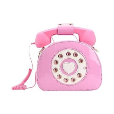 Imagem de Bolsa Crossbody Feminina de Couro PU - Estilo Elegante e Casual, Rosa