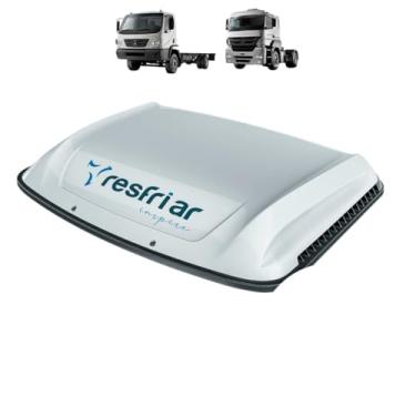 Imagem de Climatizador de Ar Caminhão Série 8 com Controle e App Branco Accelo e Axor Teto Baixo 24v - Resfriar