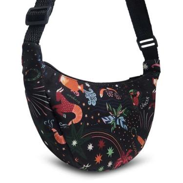 Imagem de Bolsa Feminina de Ombro Alça Transversal Mini Shoulder Bag Modelo Meia