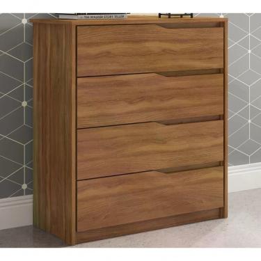 Imagem de Comoda 04 Gavetas Corrediças Atria Amendola Demartez Amendol