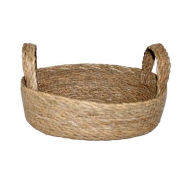 Imagem de Cesta Terra Oval Em Fibra Natural Com Alça L25xp18xa7